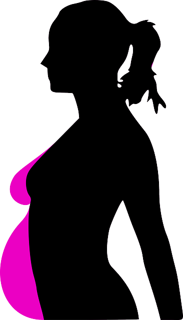 pregnancy, woman, profile