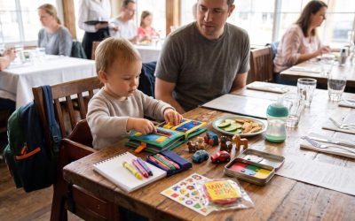 A Screen Free Restaurant Bag for Toddlers