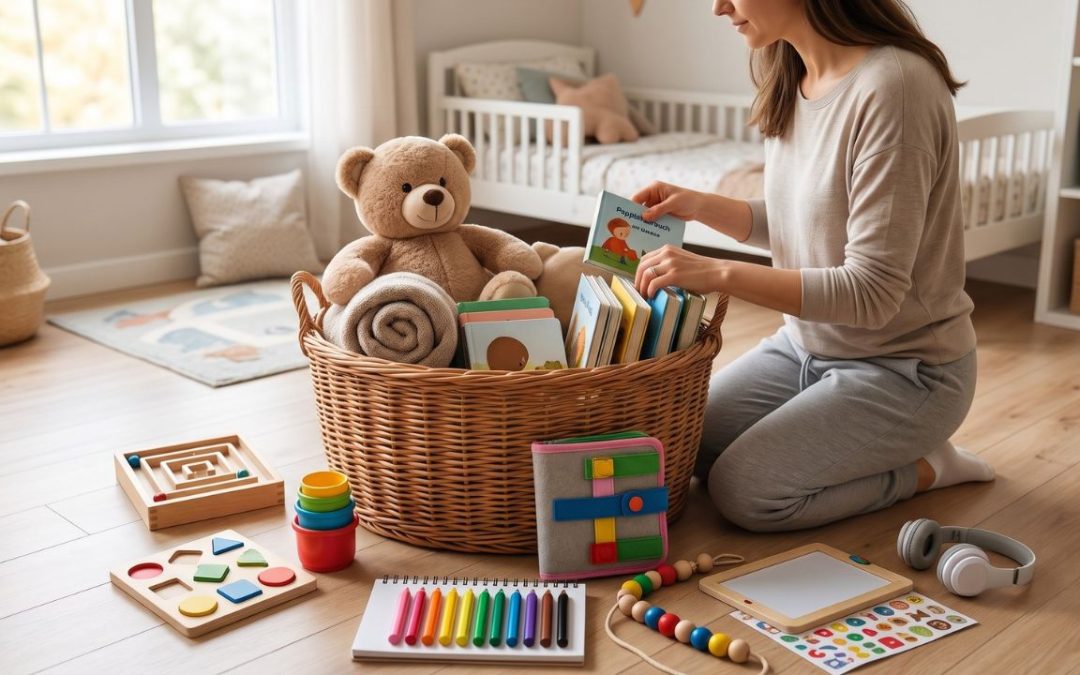 Baby-Stuff New Home 24 How to Build a Toddler Quiet Time Basket