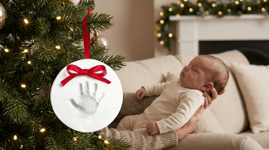 Best Baby Christmas Gifts 0–6 Months 5 baby handprint and footprint kit